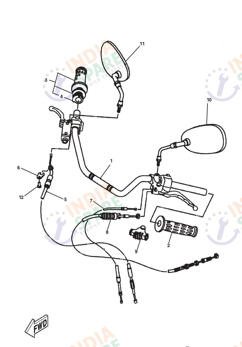 STEERING HANDLE CABLE